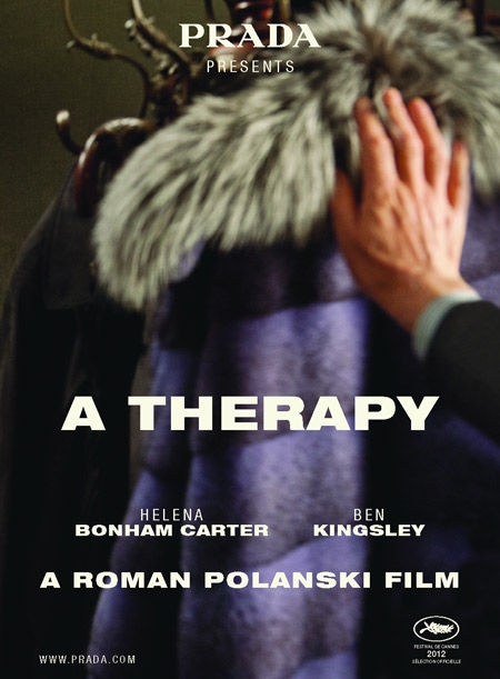 locandina corto A Therapy di Roman Polanski per Prada