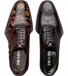 Scarpe prada stringate 2025