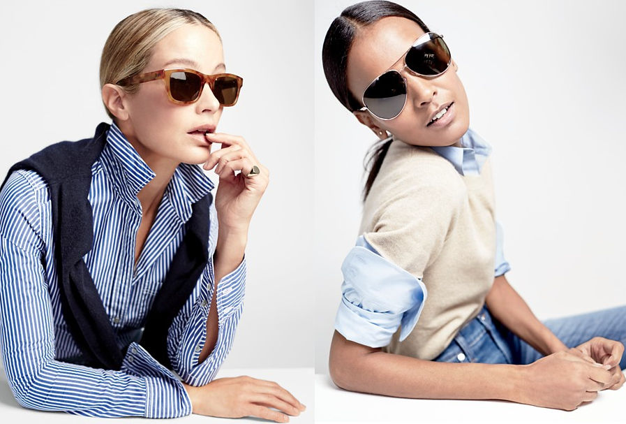 j.crew occhiali da sole donna