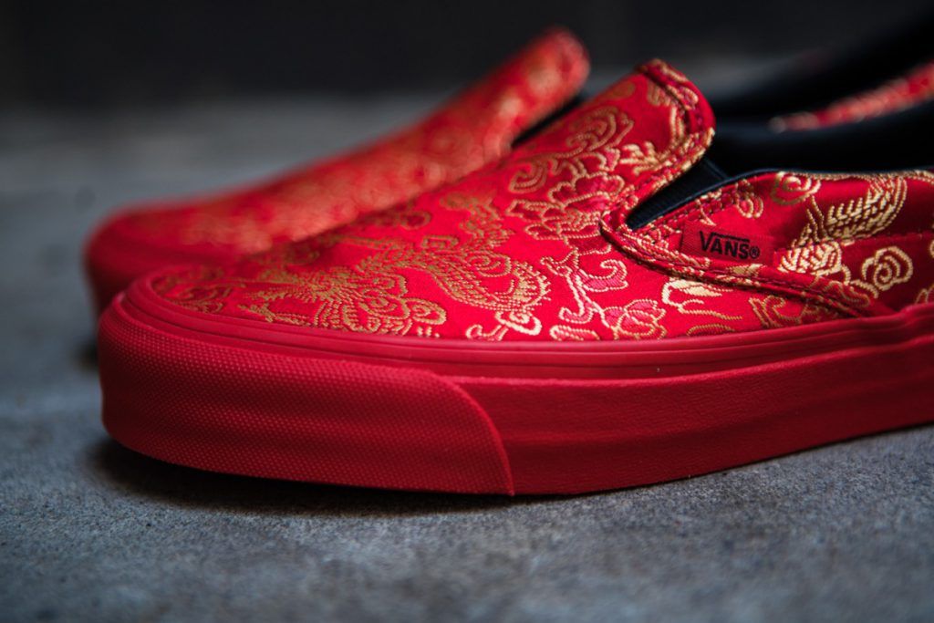 opening ceremony sneakers vans year of china qi pao pack