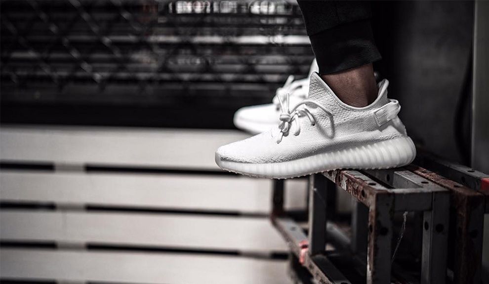 adidas yeezy boost 350 v2 all white bianche 
