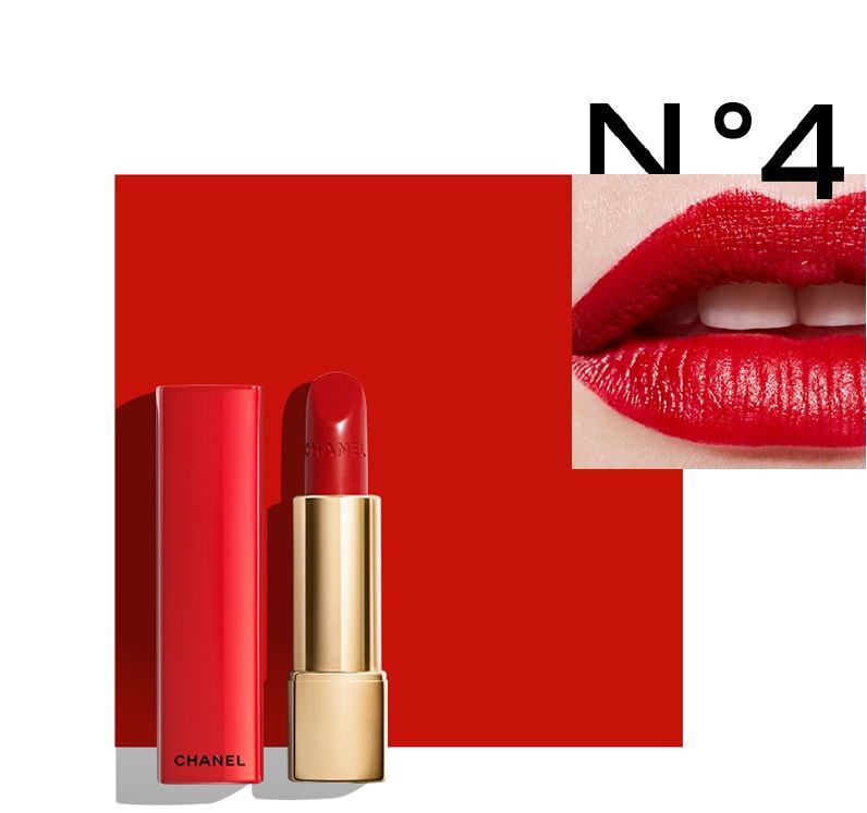 rossetto rosso chanel limited edition numéros rouge n4 