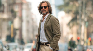 Blazer in lino