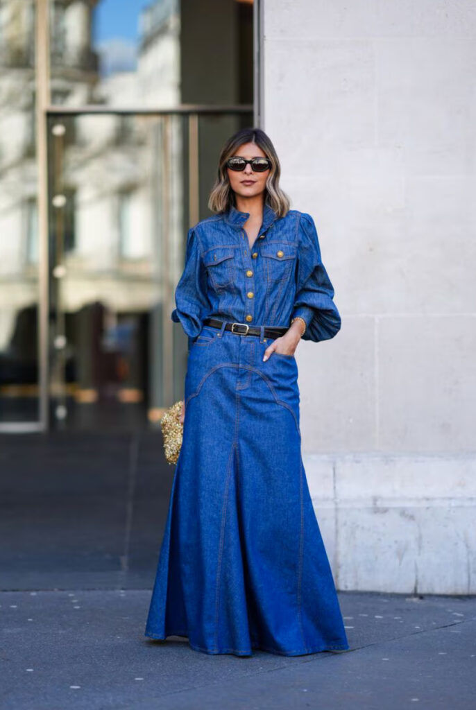 Come indossare la gonna lunga