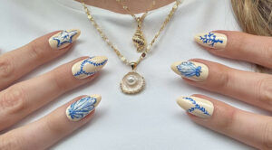 Nail art a tema marino
