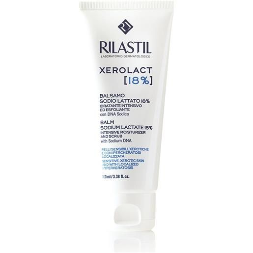 Rilastil xerolact - balsamo 18% idratante intensivo ed esfoliante, 100ml