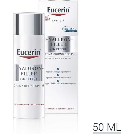 Eucerin hyaluron filler - +3x effect crema giorno pelle normale e mista, 50ml