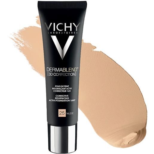 Vichy Make-up vichy dermablend - 3d fondotinta coprente per pelle grassa tonalità 25, 30ml