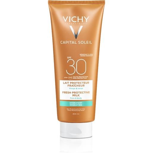 Vichy Sole vichy capital soleil - latte idratante fresco viso e corpo spf 30, 300ml