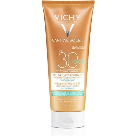 Vichy Sole vichy capital soleil - gel-latte ultra fondente pelle bagnata spf 30, 200ml
