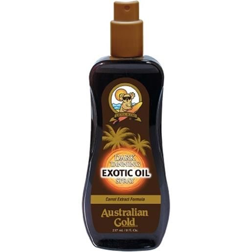 Australian Gold dark tanning exotic oil spray