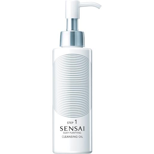 Sensai silky purifying cleansing oil - step 1