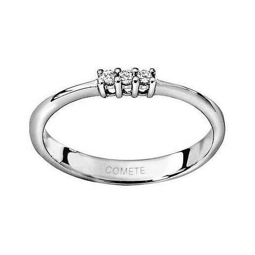 Comete Gioielli anello Comete Gioielli donna anb 711 oro 18kt bianco con diamante