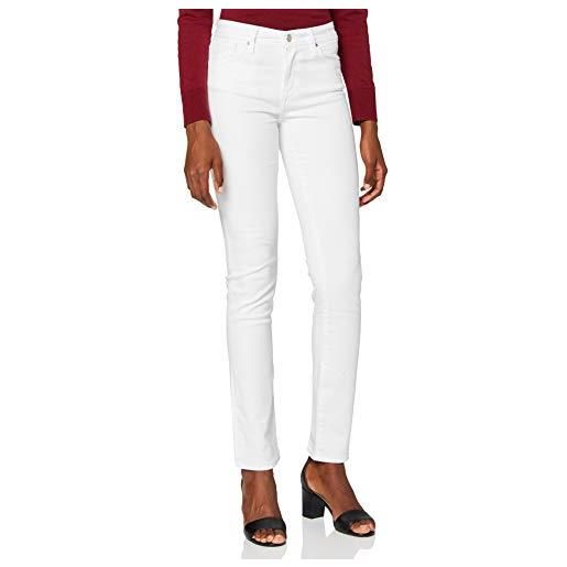 Cross Jeans cross anya p 489 jeans slim, bianco (white 107), 29w x 34l donna