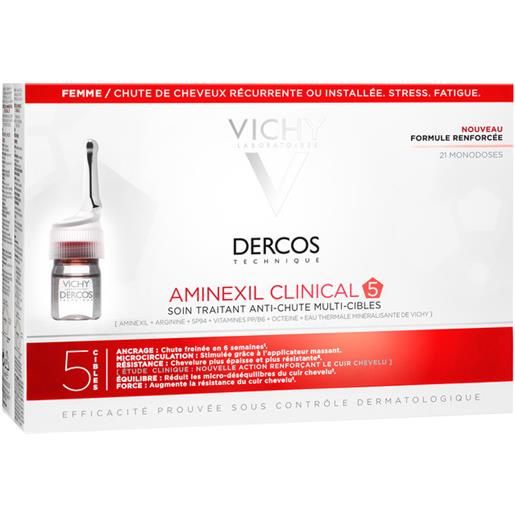 VICHY (L'Oreal Italia SpA) dercos aminexil donna 21 flaconi 6ml