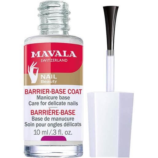Mavala nail beauty barrière base - base per manicure e trattamento per unghie delicate
