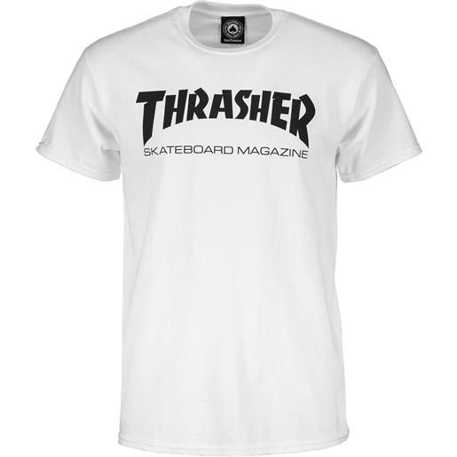 THRASHER t-shirt thrasher skate mag bianca