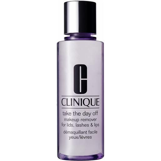 CLINIQUE detergente clinique take the day off make up remover trattamento bifasico occhi-labbra, 125 ml viso donna