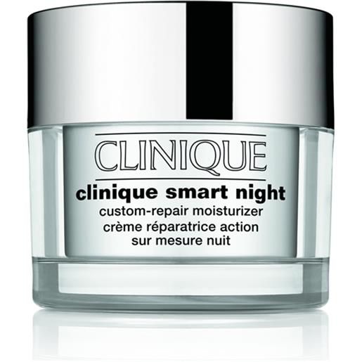 Clinique smart night crema riparatrice su misura da notte, 50 ml - pelle del viso da arida a normale (tipo ii)