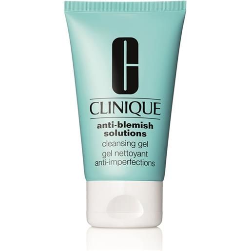 Clinique anti-blemish solutions cleasing gel, detergente viso, 125 ml