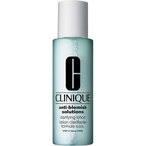 Clinique anti-blemish solutions - clarifying lotion esfoliante purificante viso, 200 ml