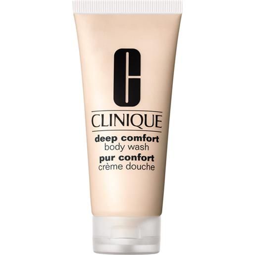 Clinique deep comfort body wash, 200 ml - crema doccia per il corpo donna