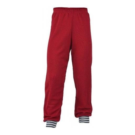 Engel pantalone lungo in lana merino -col. Rosso melange