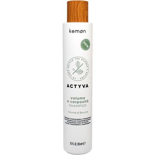 Kemon actyva volume e corposità shampoo 250 ml