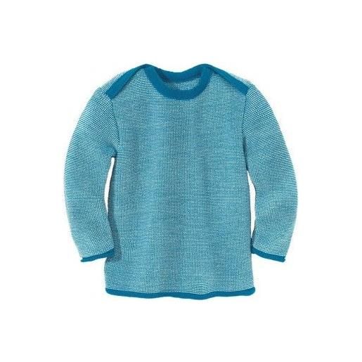 Disana maglione melange in lana merino- col. Azzurro