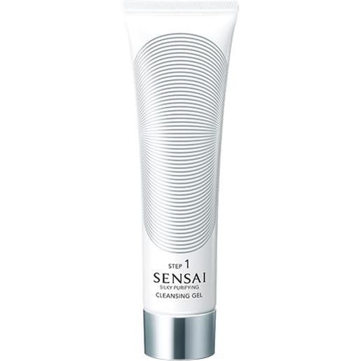 SENSAI detergente sensai silky purifying cleasing gel, 125 ml (step1) - detergente viso donna