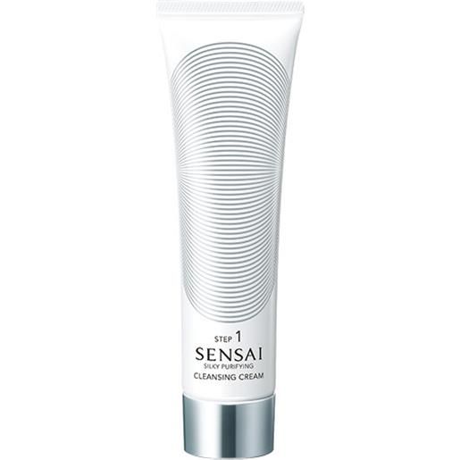 SENSAI detergente sensai silky purifying cleasing cream, 125 ml (step1) - crema detergente viso donna