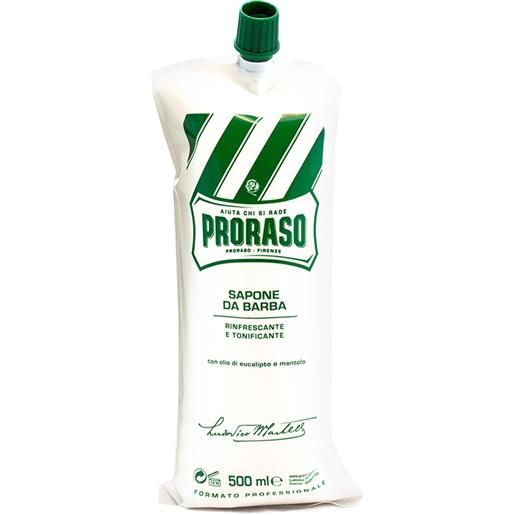 Proraso sapone da barba per la rasatura di tutte le barbe - formato professionale