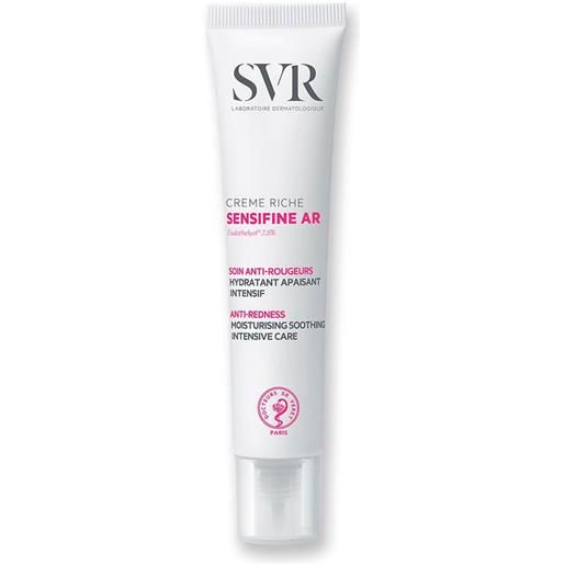 SVR sensifine ar - crème riche crema ricca idratante lenitiva anti-rossore, 40ml