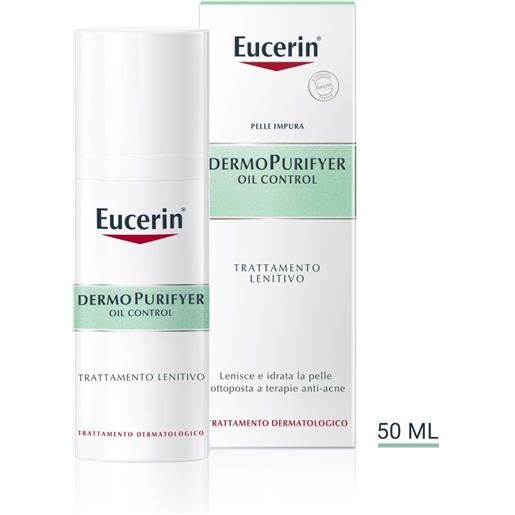 Eucerin dermo. Purifyer oil control - trattamento lenitivo pelle impura, 50ml