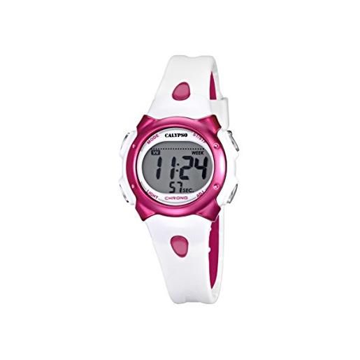 Calypso, orologio da bambina con quadrante digitale lcd e cinturino in plastica multicolore, k5609/3