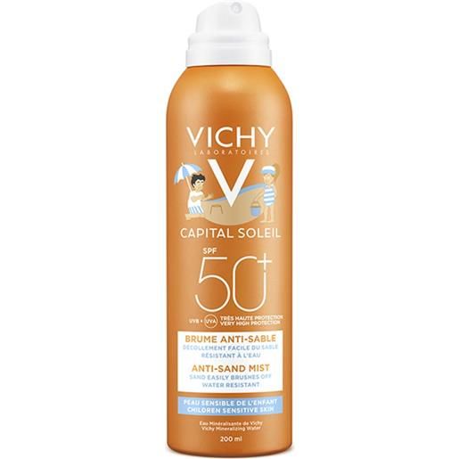 Vichy Sole vichy capital soleil - spray anti-sabbia per bambini spf 50+, 200ml