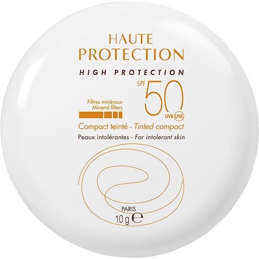 Avène Sole avène solare compatto spf50+ pelli intolleranti colore sabbia, 10g