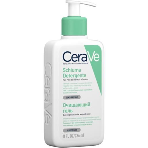 Cera. Ve schiuma detergente viso pelli normali e grasse