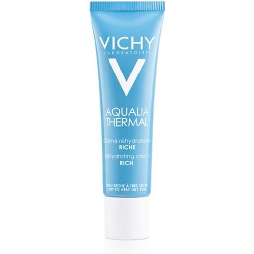 Vichy aqualia - crema viso idratante ricca con acido ialuronico, 30ml