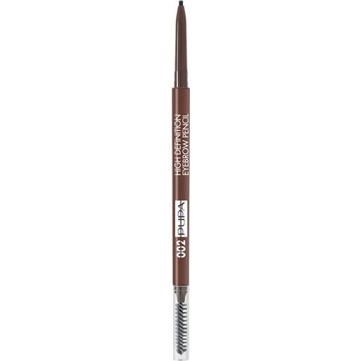 Pupa high definition eyebrow pencil matita automatica con pettinino waterproof 001 - blonde