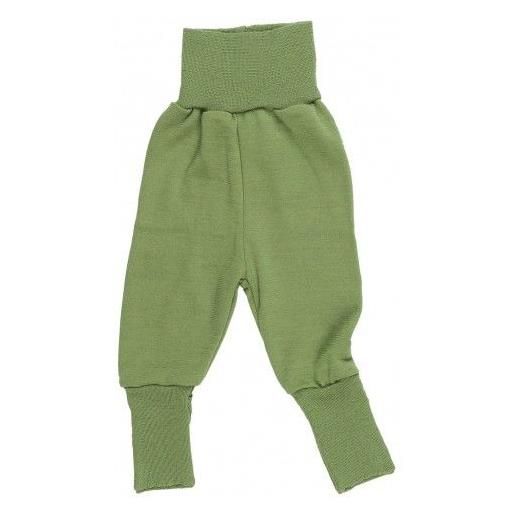 Reiff baby pantalone morbido in spugna di lana/seta -col. Verde