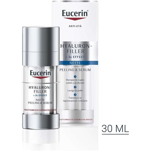 Eucerin hyaluron filler - +3x effect peeling & serum notte, 30ml