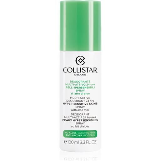Collistar special perfect body multi-active deodorant hyper-sensitive skin 24hrs 100 ml