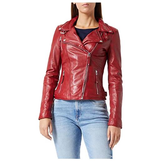 Freaky Nation biker princess giacca, rosso (apple red), 42 (s) donna