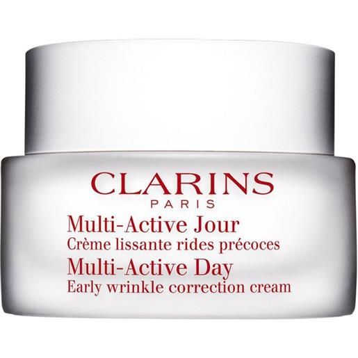 Clarins multi-active jour creme , crema giorno viso prime rughe per tutti i tipi di pelle 50 ml