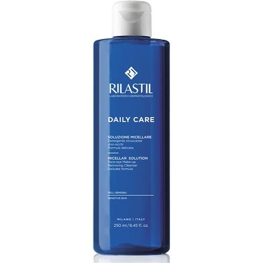 Rilastil daily care - soluzione micellare detergente struccante viso occhi, 250ml