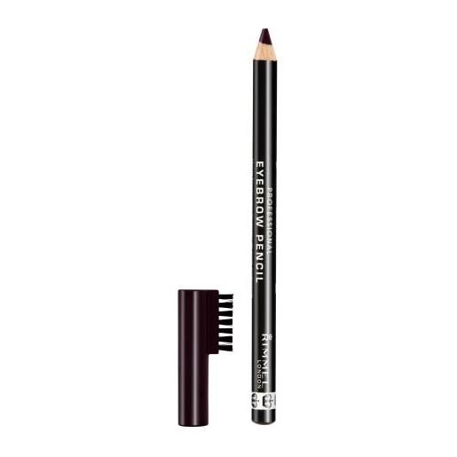 Rimmel London professional eyebrow pencil matita per sopracciglia con pettinino 1.4 g tonalità 004 black brown