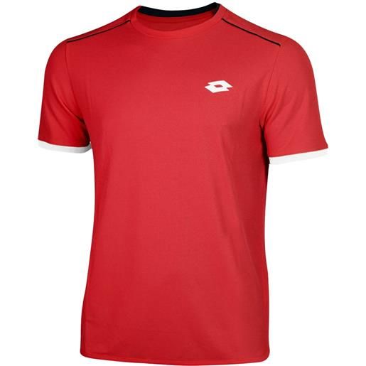 LOTTO aydex iv tee b red spanish t-shirt tennis bambino