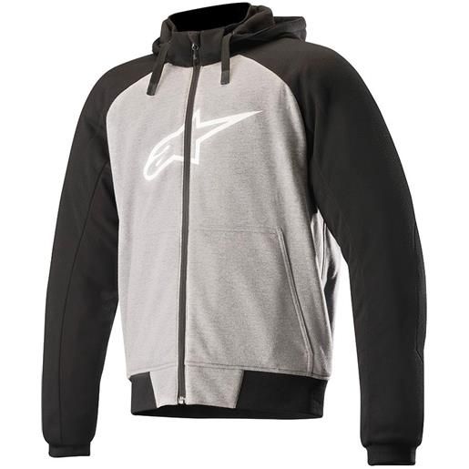 Alpinestars chrome sport hoodie melange grey