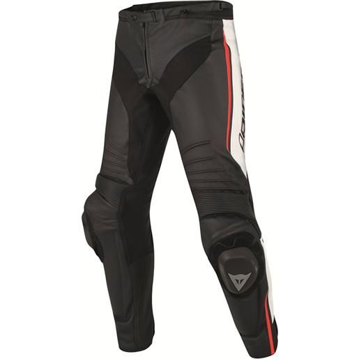 Dainese misano leather pants rosso